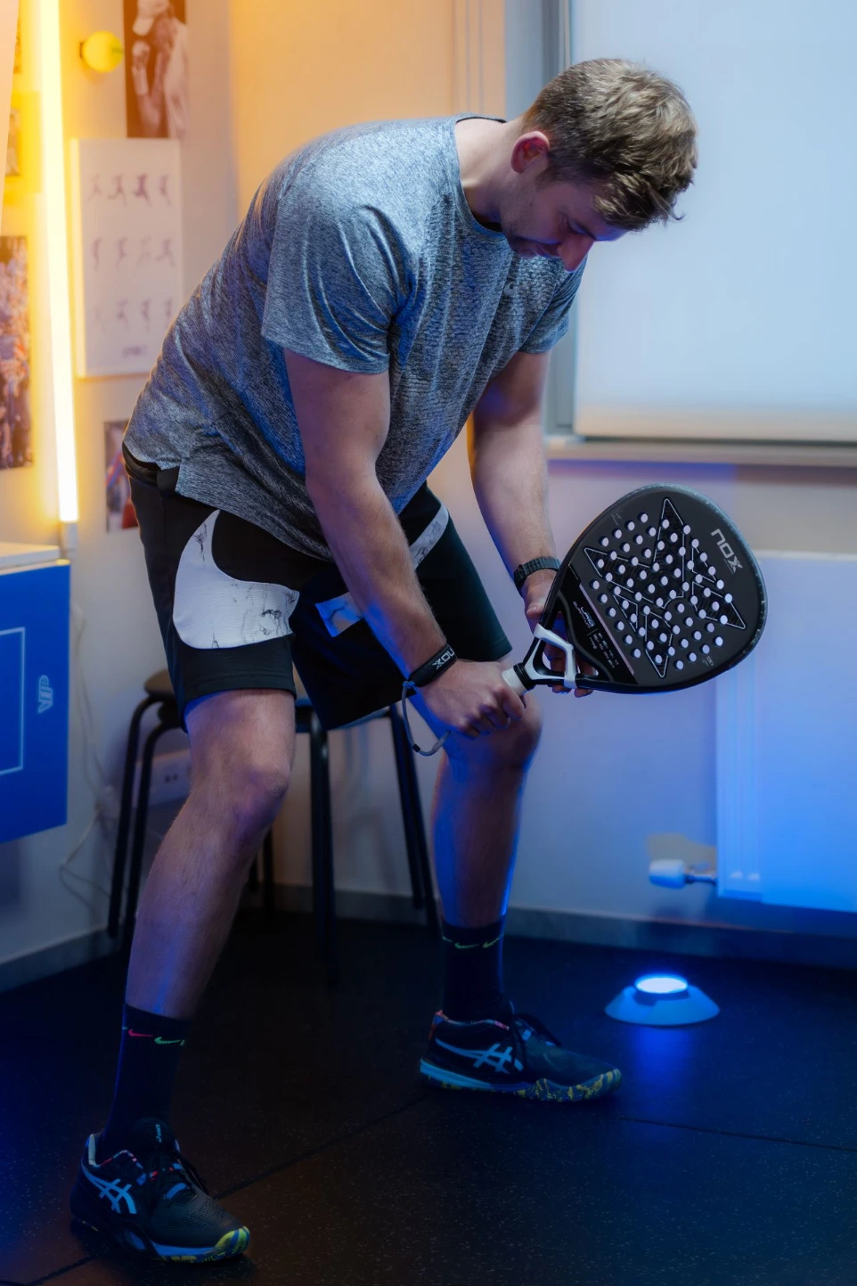 Padel Performance Training The Baseline Bilzen racket beweging padelspeler